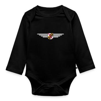 T-shirt Maryland Fan – Parfait pour les fans ! - Body Bébé bio manches longues - noir - Devant