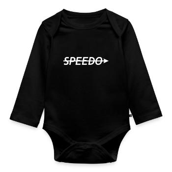 Speedo - Baignade - Natation - Body Bébé bio manches longues - noir - Devant