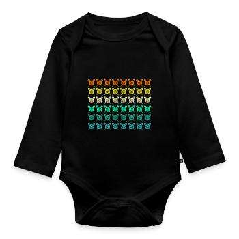 Darts player Darts - Organic Longsleeve Baby Bodysuit - black - Front