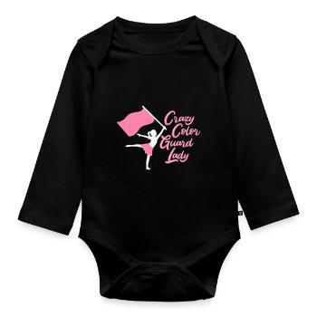 Color Guard - Baby Bio-Langarm-Body - Schwarz - Vorne