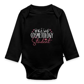 Cosmetologist Future - Baby Bio-Langarm-Body - Schwarz - Vorne