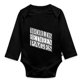 reading lists present quote bday funny quote - Baby Bio-Langarm-Body - Schwarz - Vorne