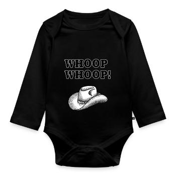 Neg Dupree - THE URBAN COWBOY! - Organic Longsleeve Baby Bodysuit - black - Front