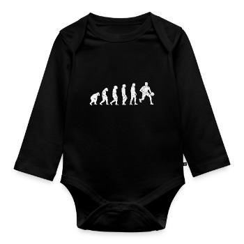 Basketball Basketball Club Basketball Lovers - Organic Longsleeve Baby Bodysuit - black - Front