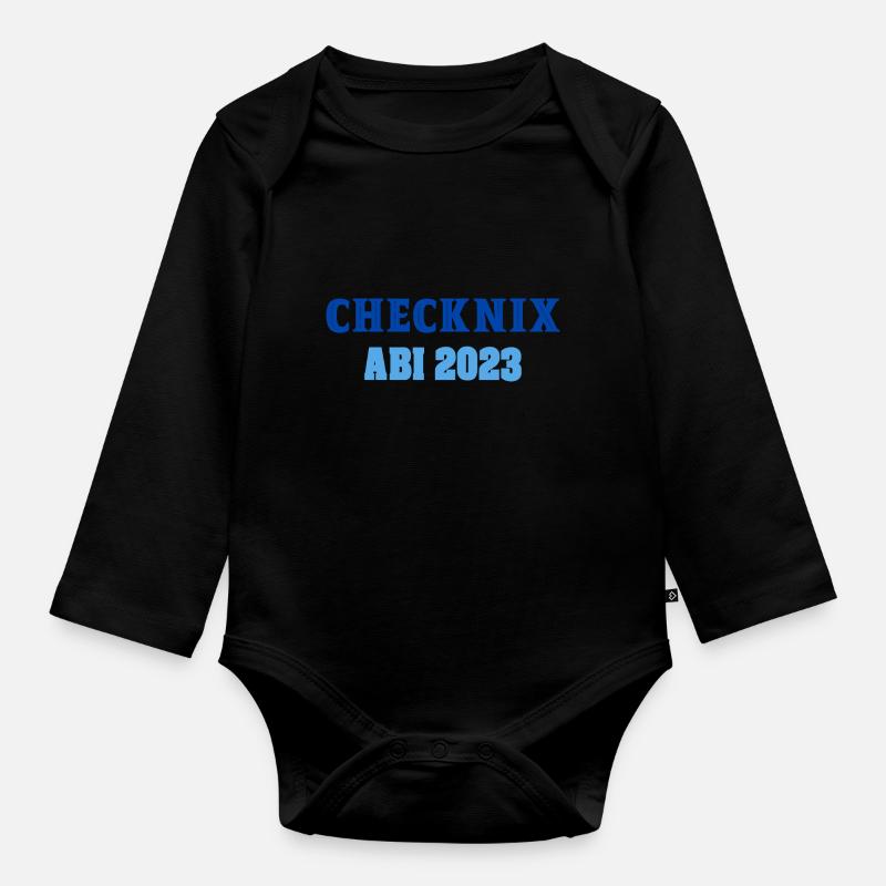Checknix ABI 2023 - Organic Longsleeve Baby Bodysuit - black