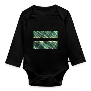 Botswana - Baby Bio-Langarm-Body - Schwarz - Vorne