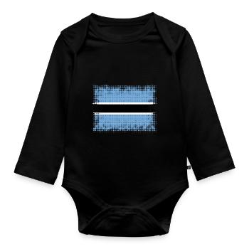 Botswana - Baby Bio-Langarm-Body - Schwarz - Vorne