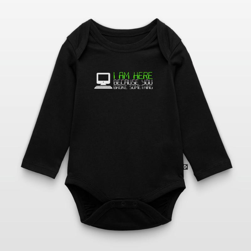 IT Computer IT Support IT Tickersystem Baby Bio-Langarm-Body