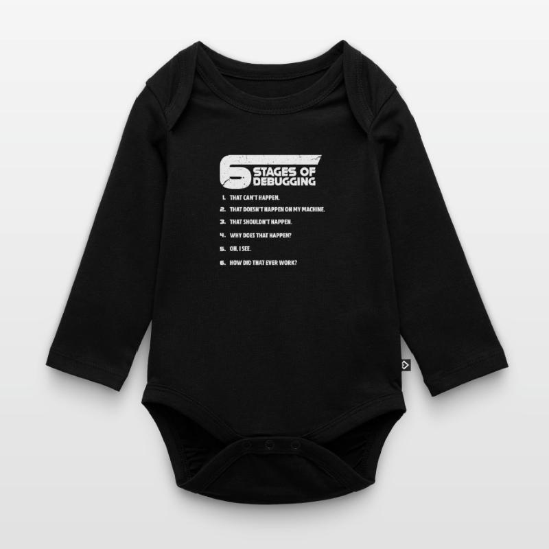 Codeur de dépannage de programmation programmeur Body Bébé bio manches longues