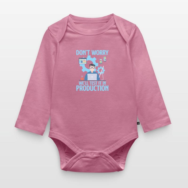 Programmeur codeur programmation informatique codeur Body Bébé bio manches longues