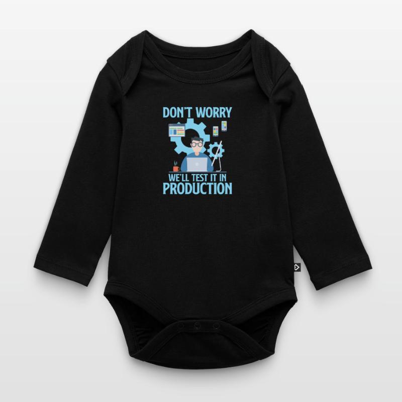 Programmierer Code Informatik Coder Programmieren Baby Bio-Langarm-Body