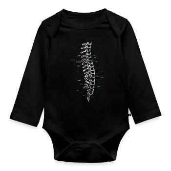 Physiothérapeute chiropracteur physiothérapie - Body Bébé bio manches longues - noir - Devant