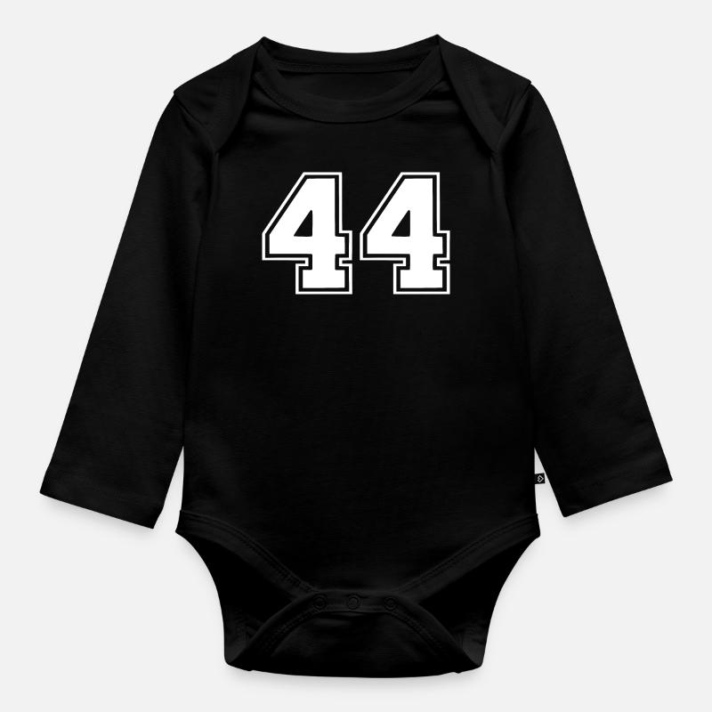 44 - Body Bébé bio manches longues - noir