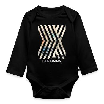 Caribbean Holidays Cuba Travel La Havane - Body Bébé bio manches longues - noir - Devant