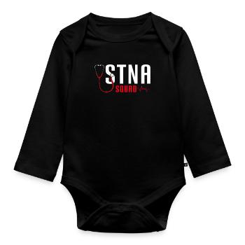STNA Certified Nursing Assistant - Organic Longsleeve Baby Bodysuit - black - Front