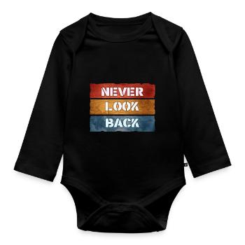 Army Soldier Hobby Sport Leisure Gift - Organic Longsleeve Baby Bodysuit - black - Front