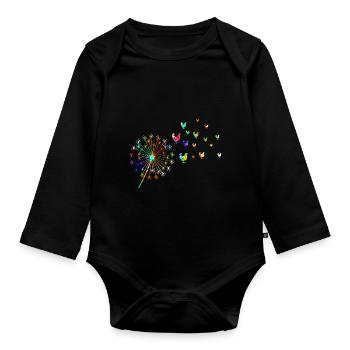 Landwirt - Baby Bio-Langarm-Body - Schwarz - Vorne