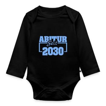 2030 - Baby Bio-Langarm-Body - Schwarz - Vorne