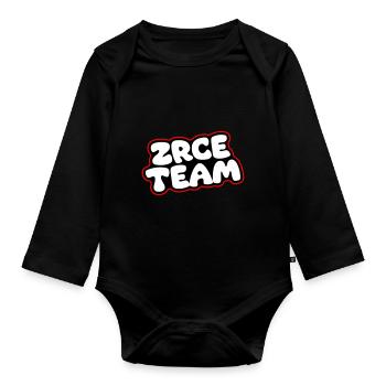 Zrce Team - Organic Longsleeve Baby Bodysuit - black - Front