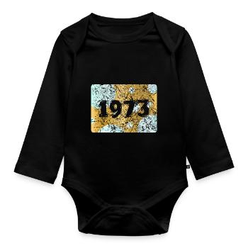 1973 1973 - Baby Bio-Langarm-Body - Schwarz - Vorne