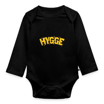 Hygge Style de vie scandinave - Body Bébé bio manches longues - noir - Devant