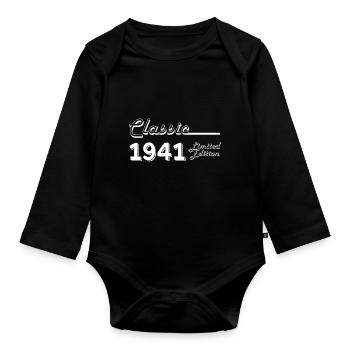 Classic 1941 édition limitée - Body Bébé bio manches longues - noir - Devant