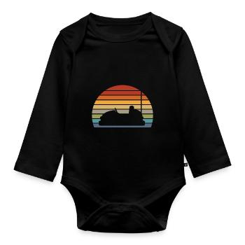 Fun cadeau carrousel Wasen - Body Bébé bio manches longues - noir - Devant