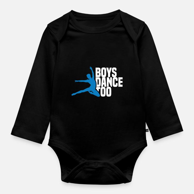 Danseur danseur ballet baller ballet ballet - Body Bébé bio manches longues - noir