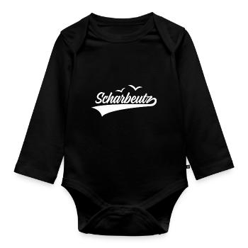 SCHARBEUTZ OSTSEE - Baby Bio-Langarm-Body - Schwarz - Vorne