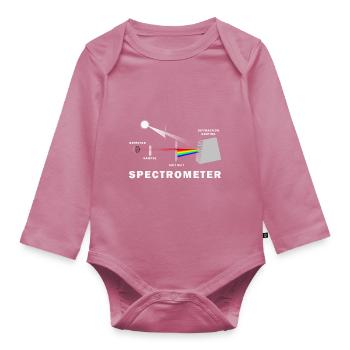 Comment fonctionne un spectromètre - Body Bébé bio manches longues - mauve - Devant