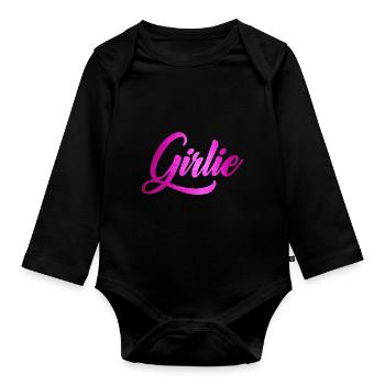 Girlie - Baby Bio-Langarm-Body - Schwarz - Vorne