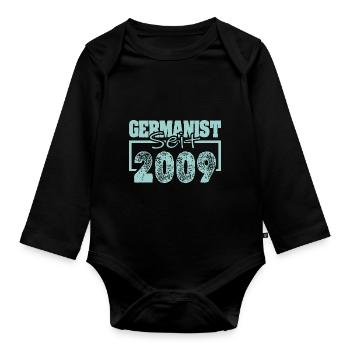 Deutsch 2009 - Baby Bio-Langarm-Body - Schwarz - Vorne