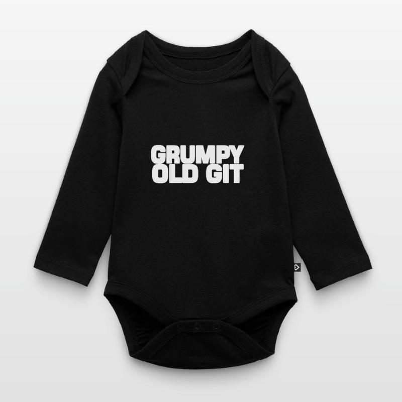 Grumpy old Git Organic Longsleeve Baby Bodysuit