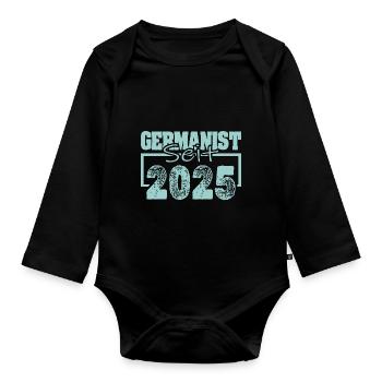 Berufung 2025 - Baby Bio-Langarm-Body - Schwarz - Vorne