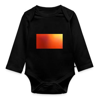 Édition dorée - Body Bébé bio manches longues - noir - Devant