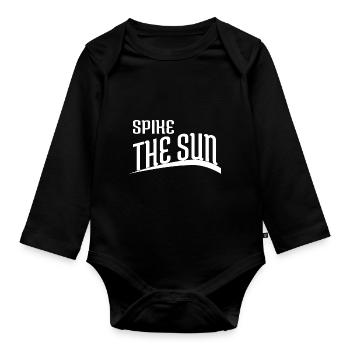 Beach Volleyball Community Sun-Soaked Adventures - Organic Longsleeve Baby Bodysuit - black - Front