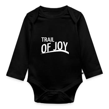 Cultivating Bliss Blissful Mindset Inner Bliss - Organic Longsleeve Baby Bodysuit - black - Front