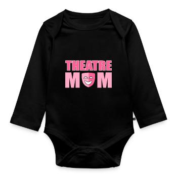 Théâtre Mama Mother - Body Bébé bio manches longues - noir - Devant