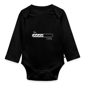 Grossesse Grossesse - Body Bébé bio manches longues - noir - Devant
