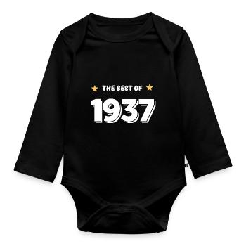 Best of 1937 - Body Bébé bio manches longues - noir - Devant