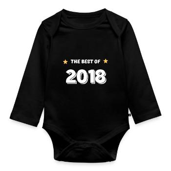 Das Beste aus 2018 - Baby Bio-Langarm-Body - Schwarz - Vorne