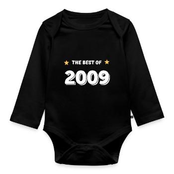 Das Beste aus 2009 - Baby Bio-Langarm-Body - Schwarz - Vorne