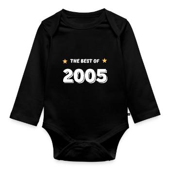Das Beste aus 2005 - Baby Bio-Langarm-Body - Schwarz - Vorne