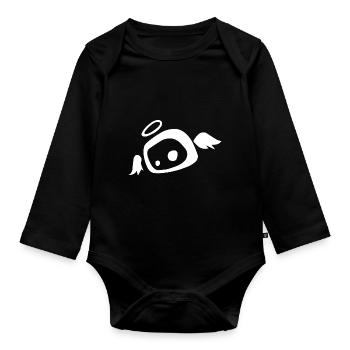 Angel SweetSow White - Organic Longsleeve Baby Bodysuit - black - Front