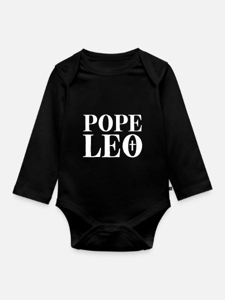 POPE Leo - Baby Bio-Langarm-Body - Schwarz