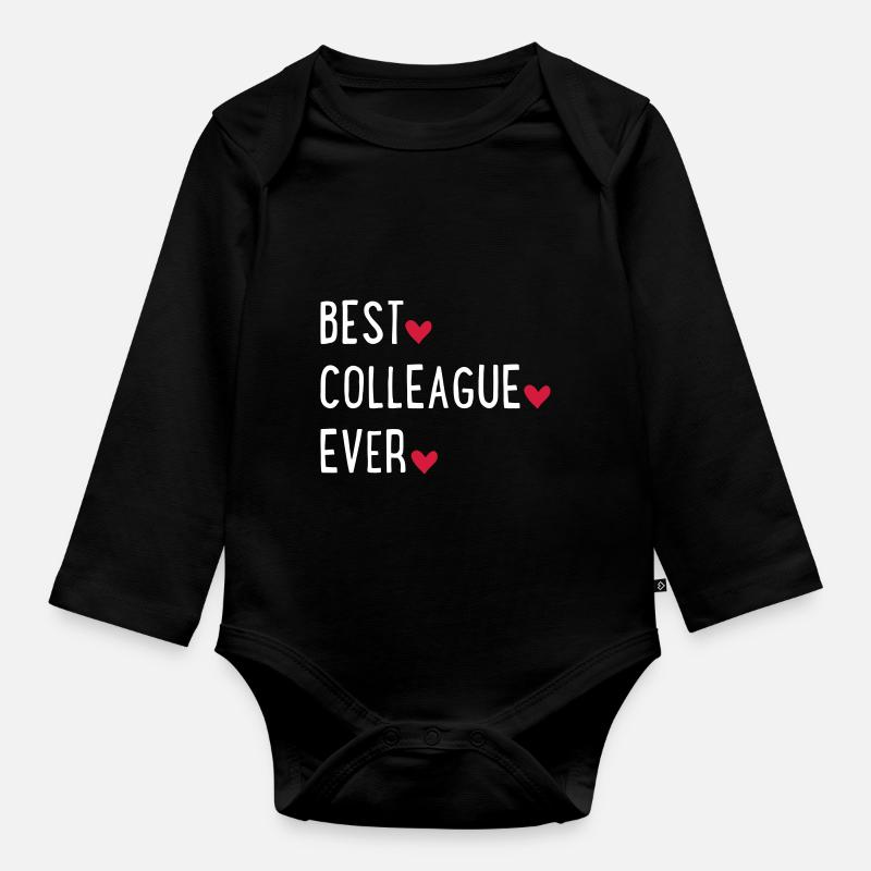 Collègue - Body Bébé bio manches longues - noir
