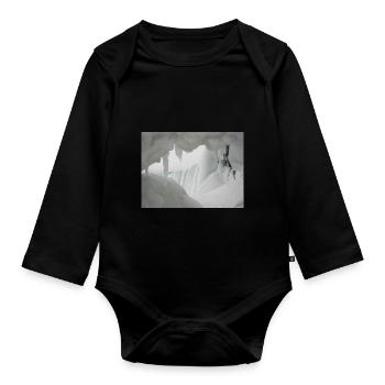Frozen Niagara Falls - Organic Longsleeve Baby Bodysuit - black - Front