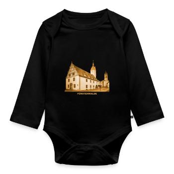 Fürstenwalde Dom St. Marien Spree Brandenburg - Baby Bio-Langarm-Body - Schwarz - Vorne