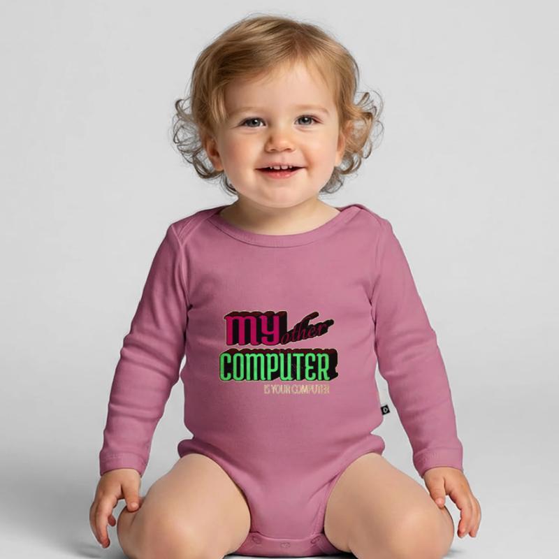 present hacking coding hacking computer Baby Bio-Langarm-Body