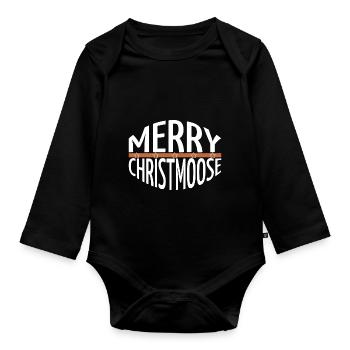 funny quote nature computer fairy tail baby bird - Baby Bio-Langarm-Body - Schwarz - Vorne